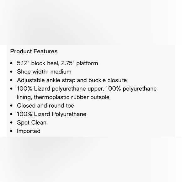 Kennth Cole Tatum Platform Pumps 10 - Picture 7 of 7